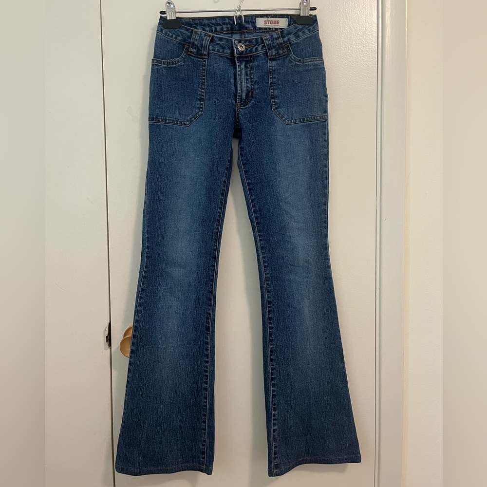 Low Rise Flare Jeans